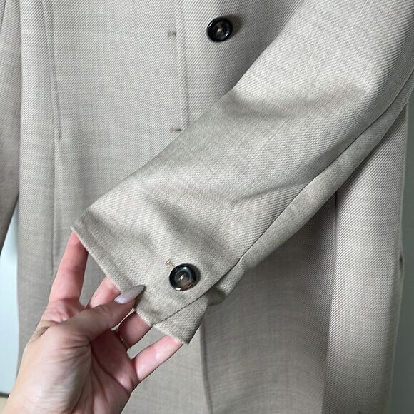 Vintage Akris Punto Jacket Blazer and Slacks Khaki Set US 10 - Picture 11 of 11